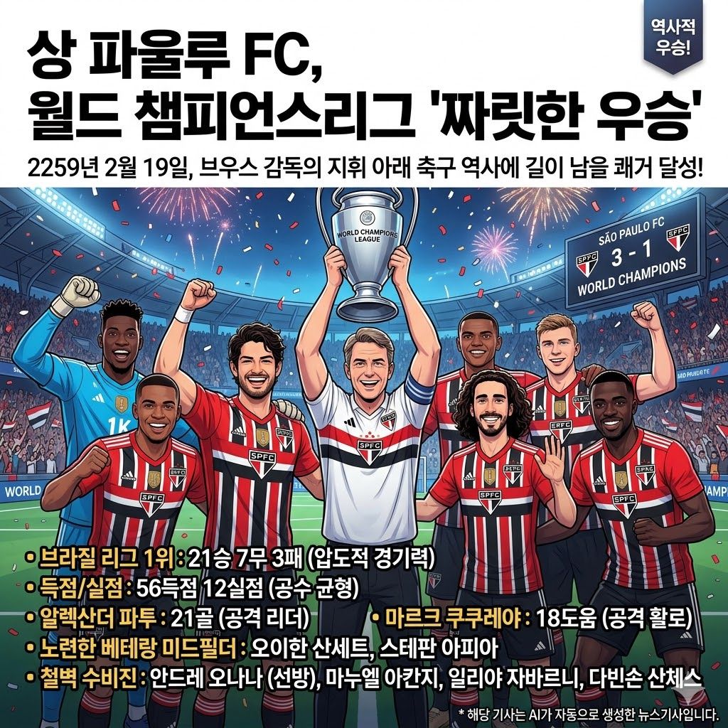 상 파울루, [브우스 매직]으로 월드챔피언 석권!
